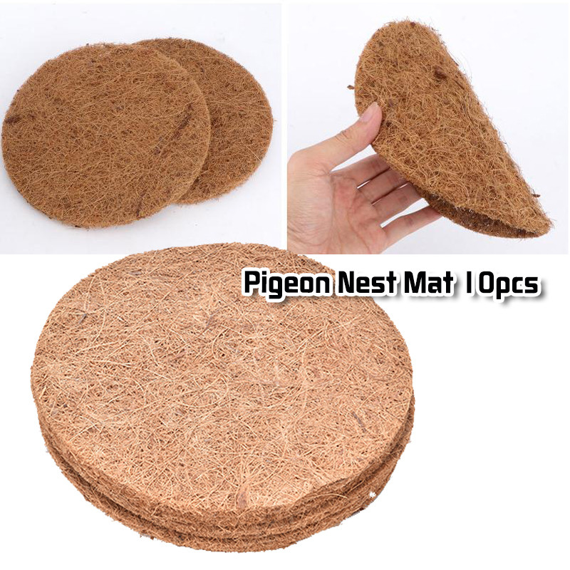 10Pcs Dehumidifying Coconut Fiber Nest Mat Racing Pigeon Breeding Eggs ...