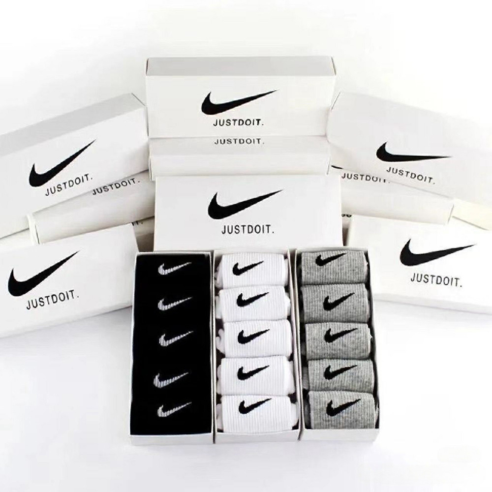 5 pair Boxed Socks men's and women's socks summer thin section middle ...