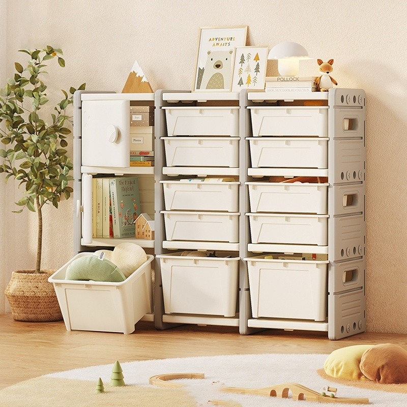 Toy Storage Organizing Kids Storage Rack Simple Toy Organizer Multi ...