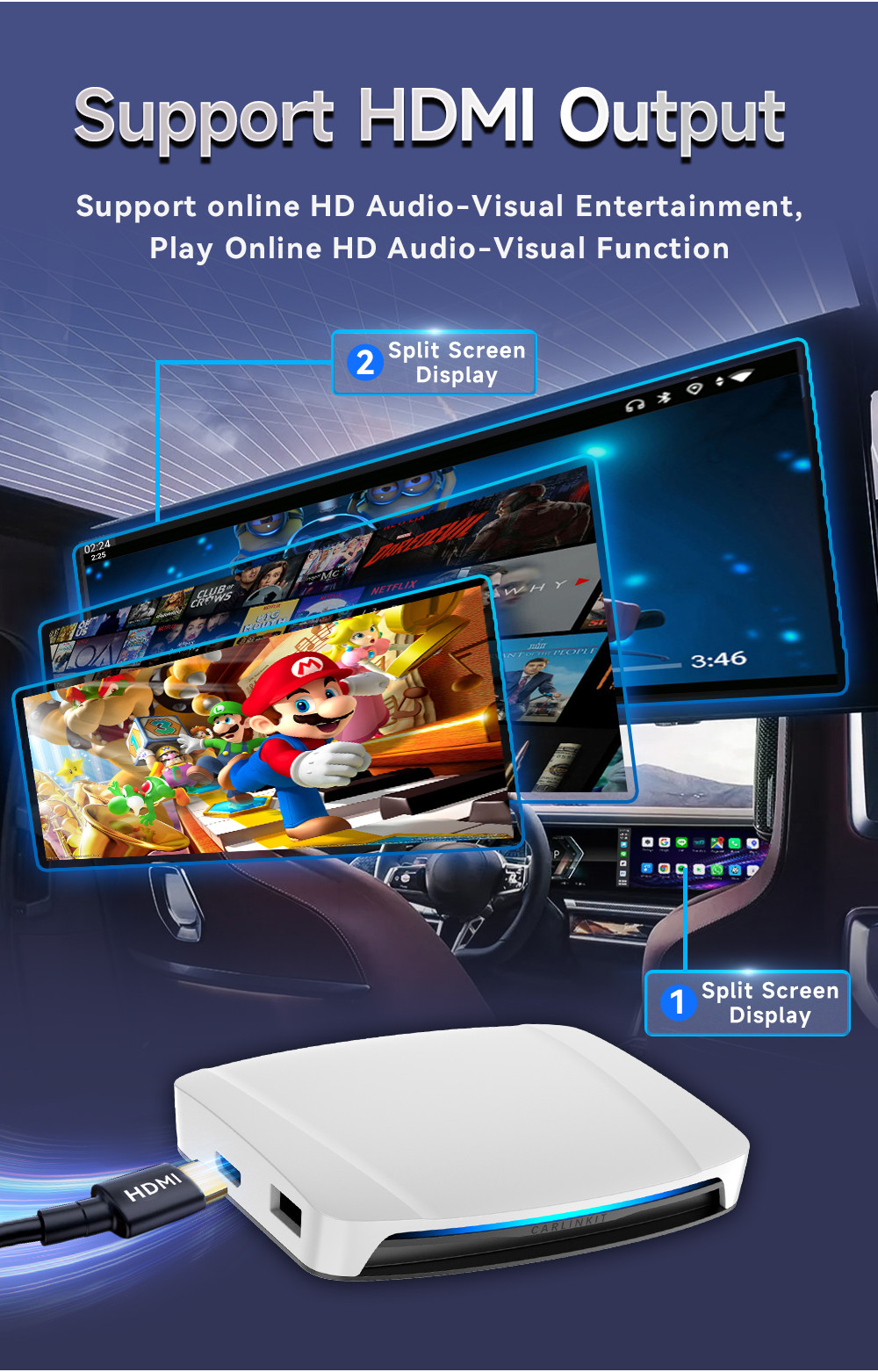 Carlinkit UHD CPC200-Tbox(EAU版 SDM660) 車 Carlinkit UHD CPC200-Tbox(EAU版 SDM660)