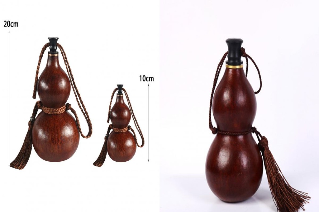 mooncute| Gourd Drinking Bottle Vintage Chinese Monkey King Gourd Water ...