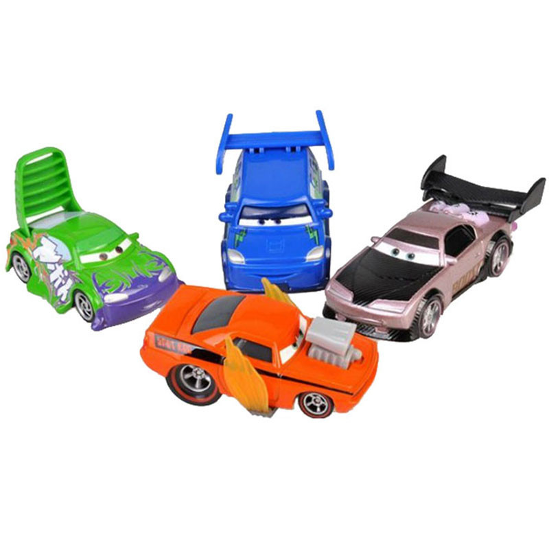 1:55 Disney Pixar Cars Lightning McQueen Racing Party wingo snod-rod ...