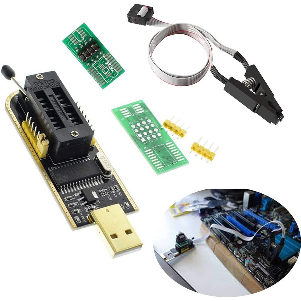 SIP-HOME. USB Programmer CH341A Series Burner Chip 24 For EEPROM for ...
