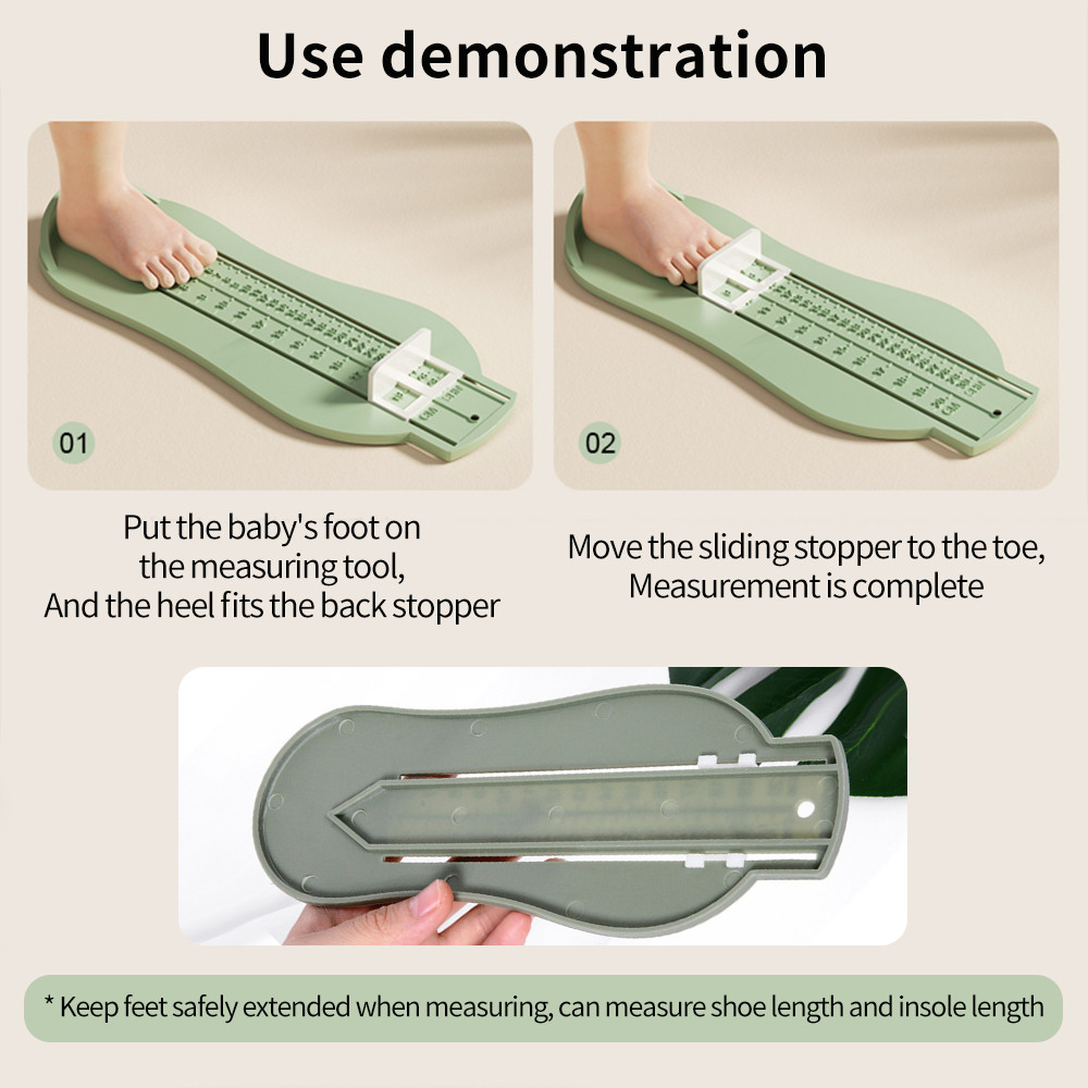 LAKOE Kids Foot Measure Ruler Baby Foot Measurement Tool Kids Feet ...