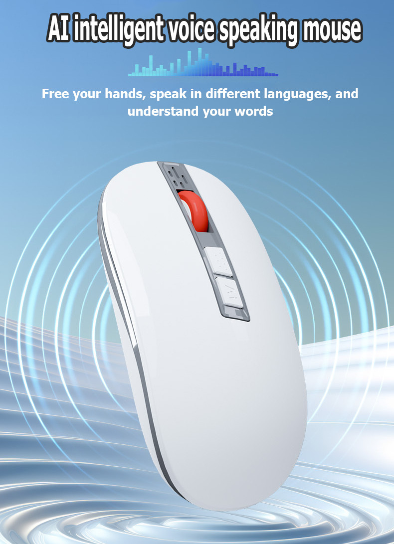【SG Inventory】AI Bluetooth voice typing mouse, translation copywriting ...