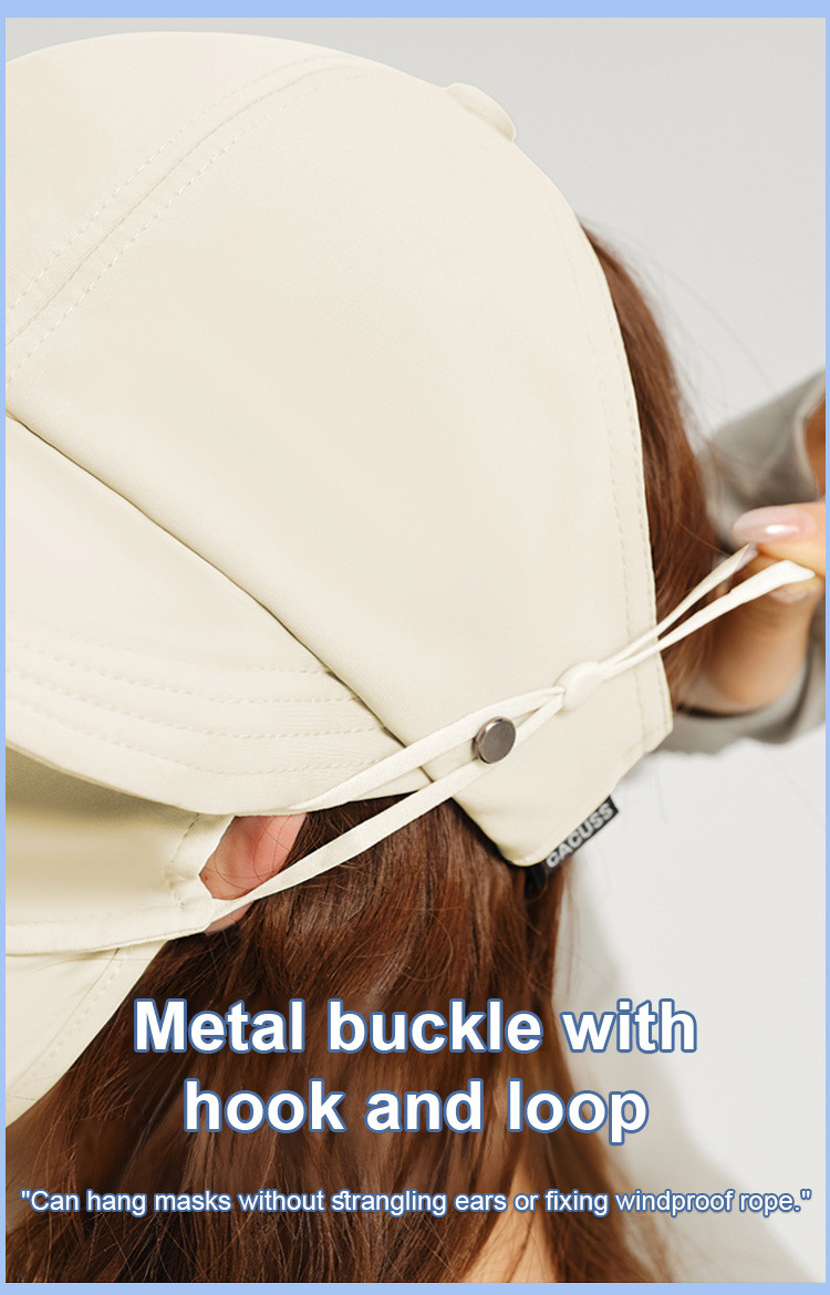 Stylish look sunscreen cap Outdoor cap Comfortable and nonstringy ...