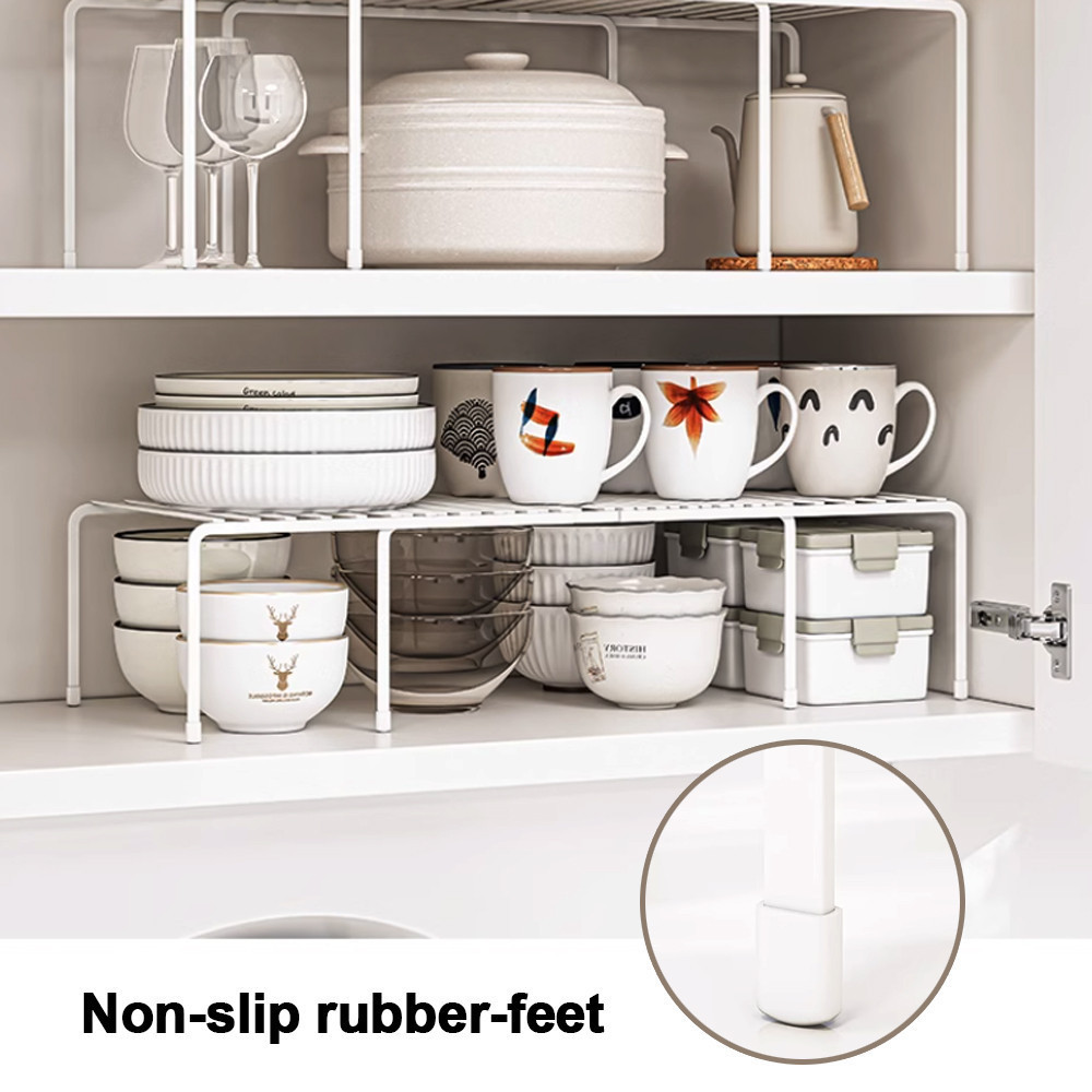 MANA-Extendable Kitchen Rack Organizer | Shopee Singapore
