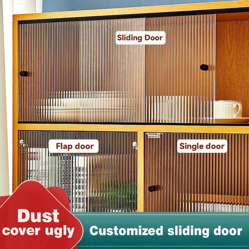 MNS Acrylic Sliding Door Cabinet Door Dustproof Cabinet Living Room ...