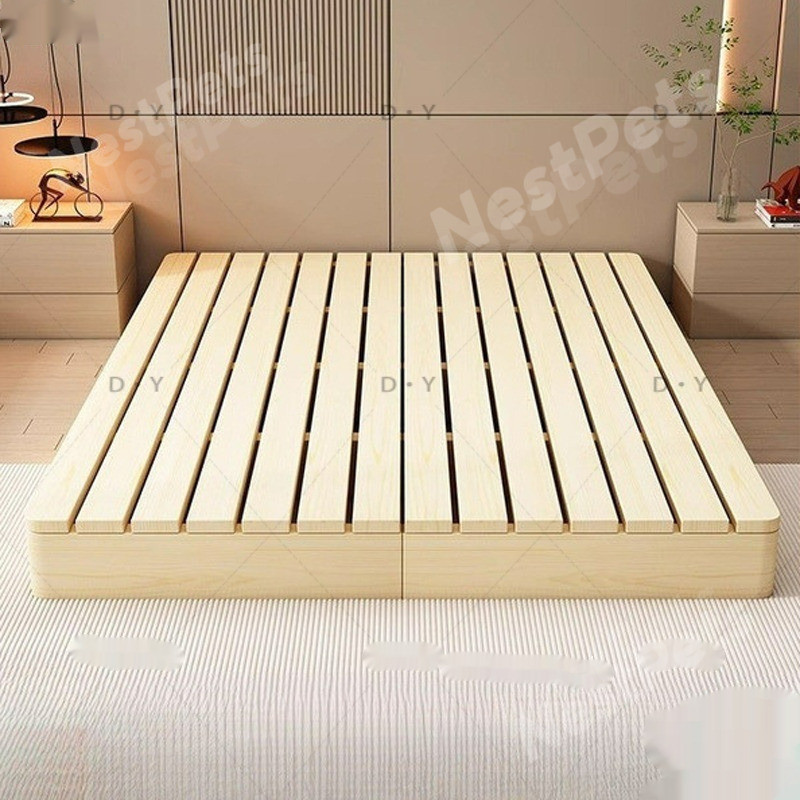 Headless Breathable Tatami Moisture Resistant Solid Wood Frame Skeleton ...