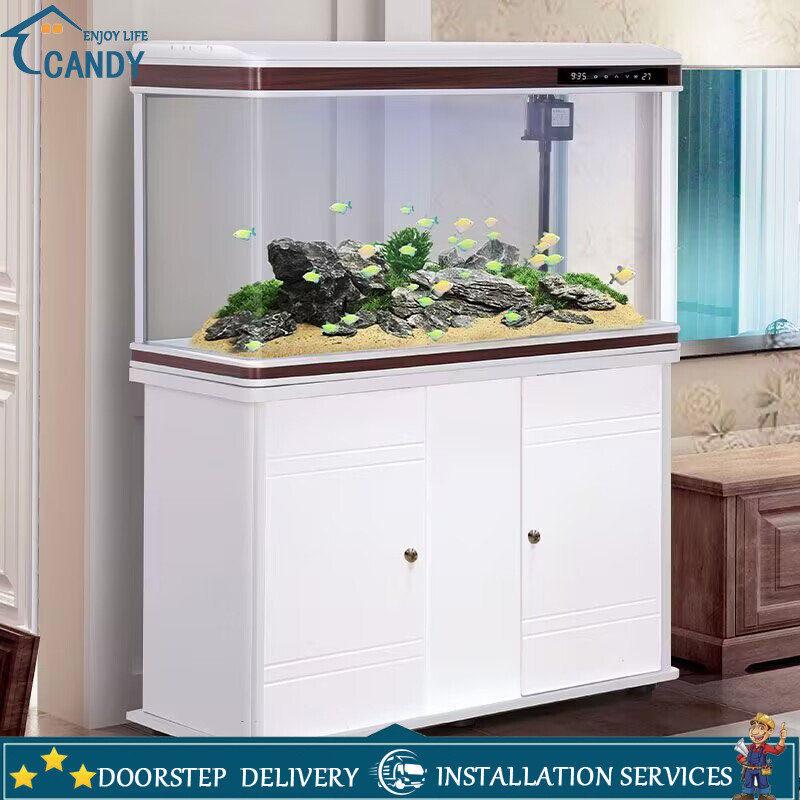 【Pre-sale 23days】Fish tank rectangular ecological glass smart goldfish ...
