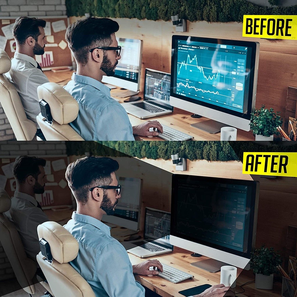 [Hexna] Computer Privacy Screen Filter, Widescreen Computer Monitor ...