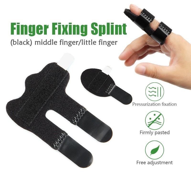 Pain Relief Finger Support Trigger Corrector Finger Fixing Splint Brace ...