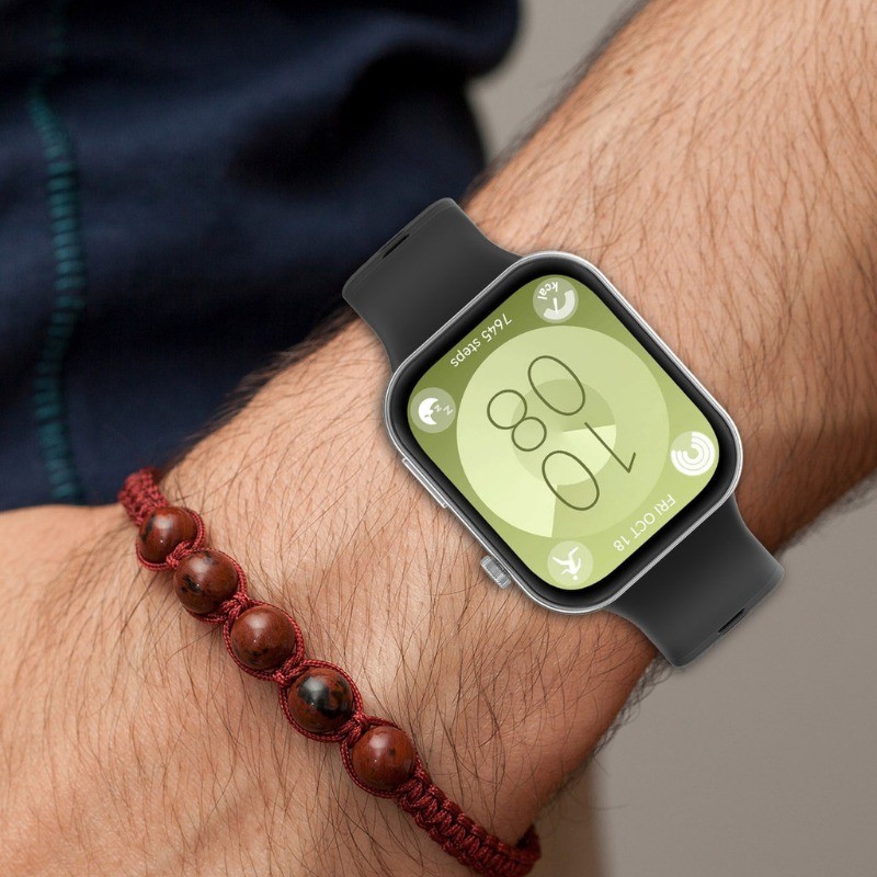 Silicone Strap Compatible for Fit3 Waterproof Replacement Wristband