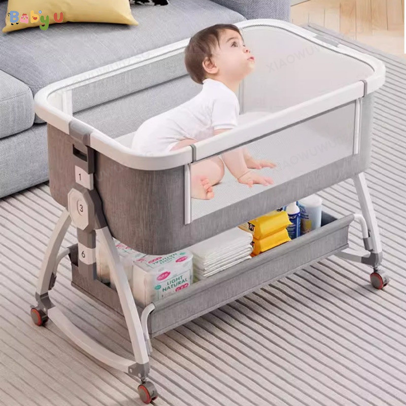 Baby Cot Movable Multifunctional Portable Foldable Baby Bed Bed Newborn ...