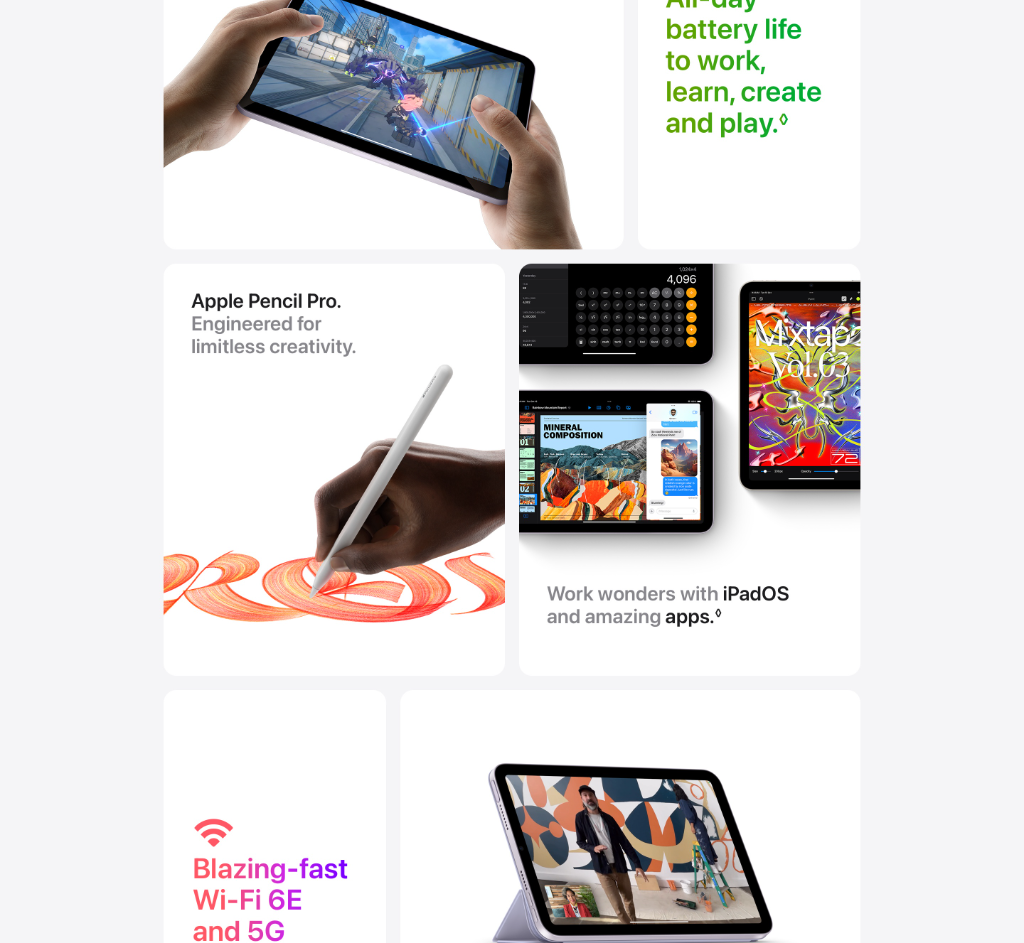 Apple iPad mini Wi-Fi Cellular (A17 Pro) | Shopee Singapore