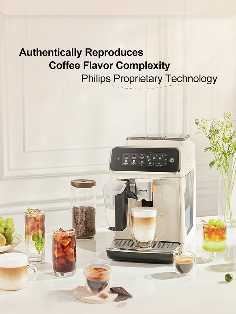 Philips New EP3341 Dual-Temperature Fully Automatic Coffee Machine ...
