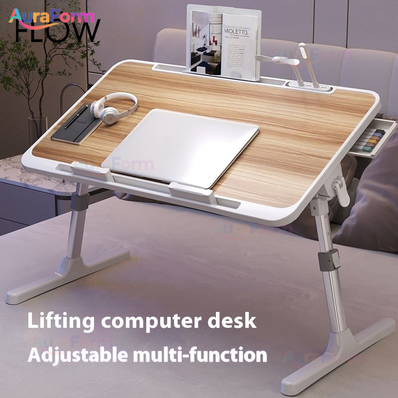 Adjustable Table Foldable Simple Computer Table Bay Window Study Table ...