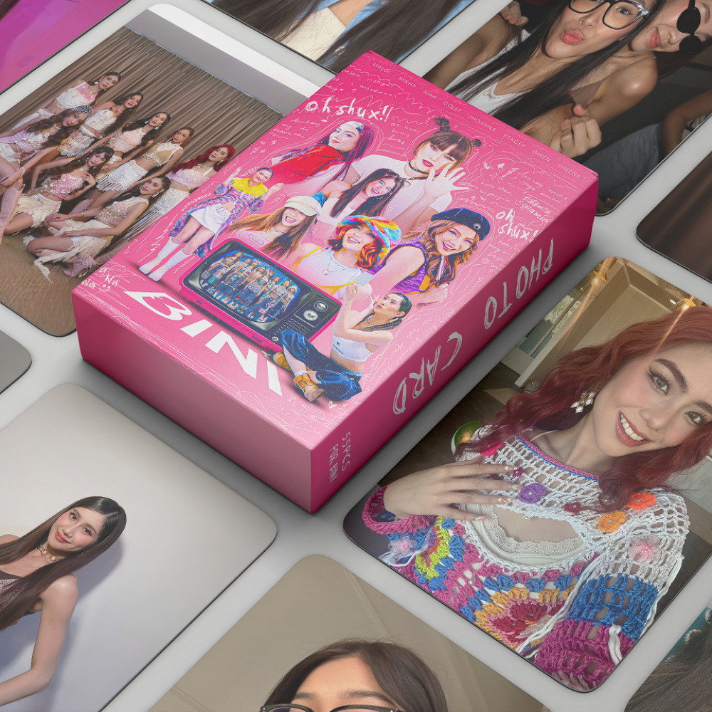 New Photocard Bini Lomo Cards 96pcs Bini Sticker …