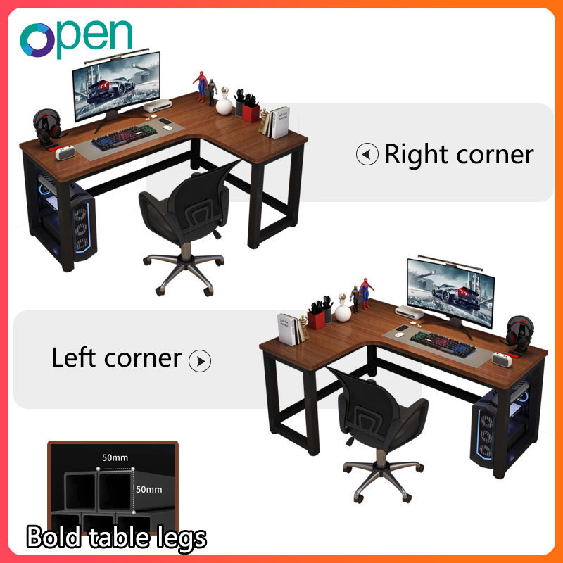 OP Table Computer Corner Desk Office Commercial Grade L-Shape Study ...