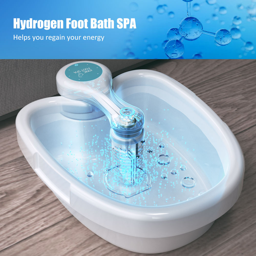 Salorie Detox Ionic Foot Spa Bath Machine with Basin Foot Bath Ion ...