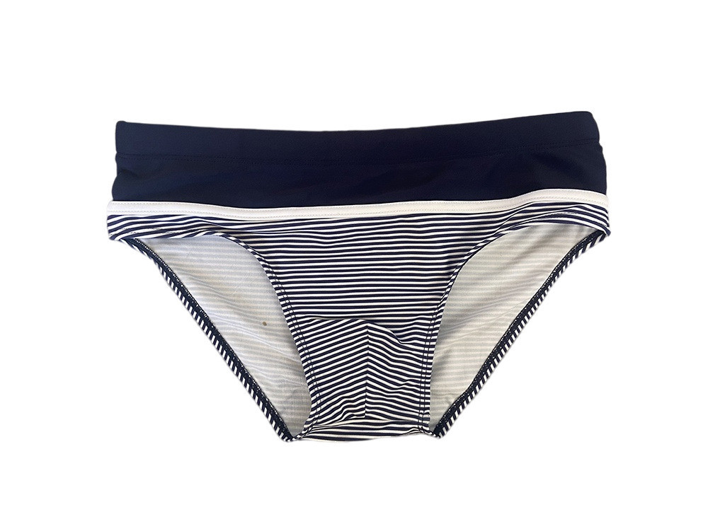 Triangular Swimming Trunks Men's Striped Elastic yYouth Swim Briefs ...