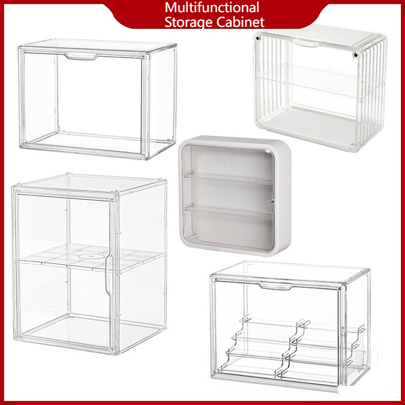 Acrylic Transparent Storage Box Garage Kit Display Box Figurine Display ...