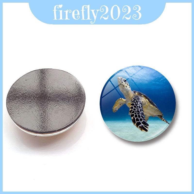 Marine Life Cute Sea Turtle Refrigerator Magnets Crystal Glass Soft ...