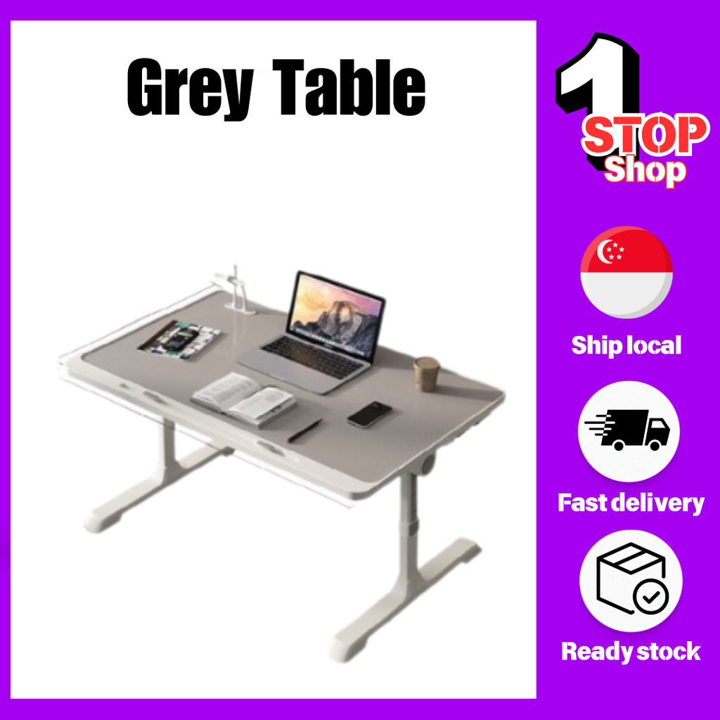 foldable laptop table study desk adjustable mini small table | Shopee ...