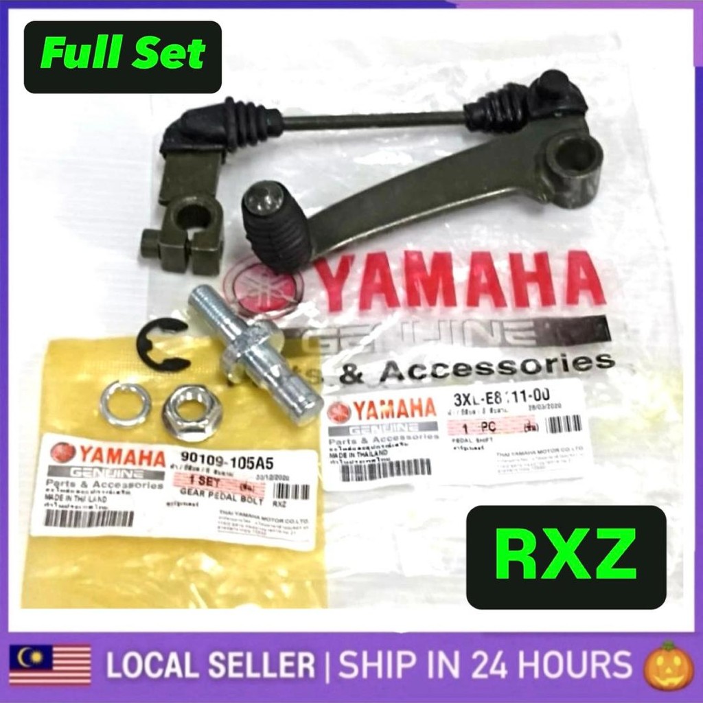 Yamaha RXZ (3XL) GEAR PEDAL + SHAFT GEAR BOLT GEAR LEVER BATANG KAKI ...