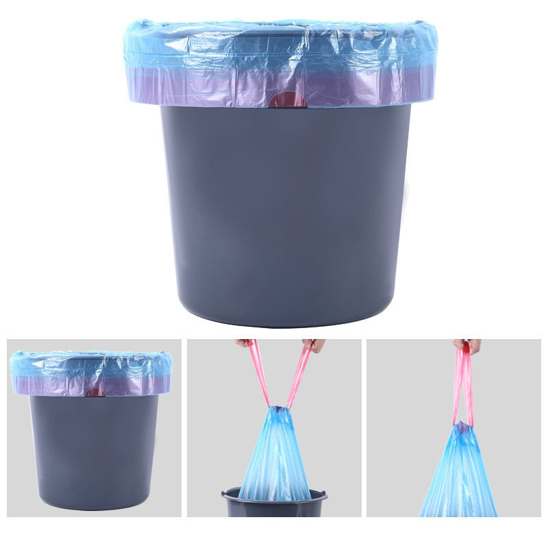 Romantika DRAW ROPE GARBAGE BAG 45*50CM 5 rolls Trash Bag Bin Liner ...