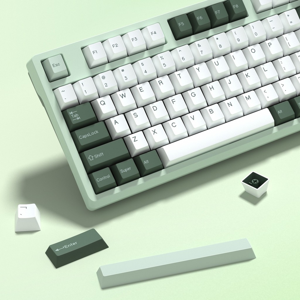 K KBDiy G Plant Keycap Cherry Contour Dual Lens PBT ISO Keycap Game ...
