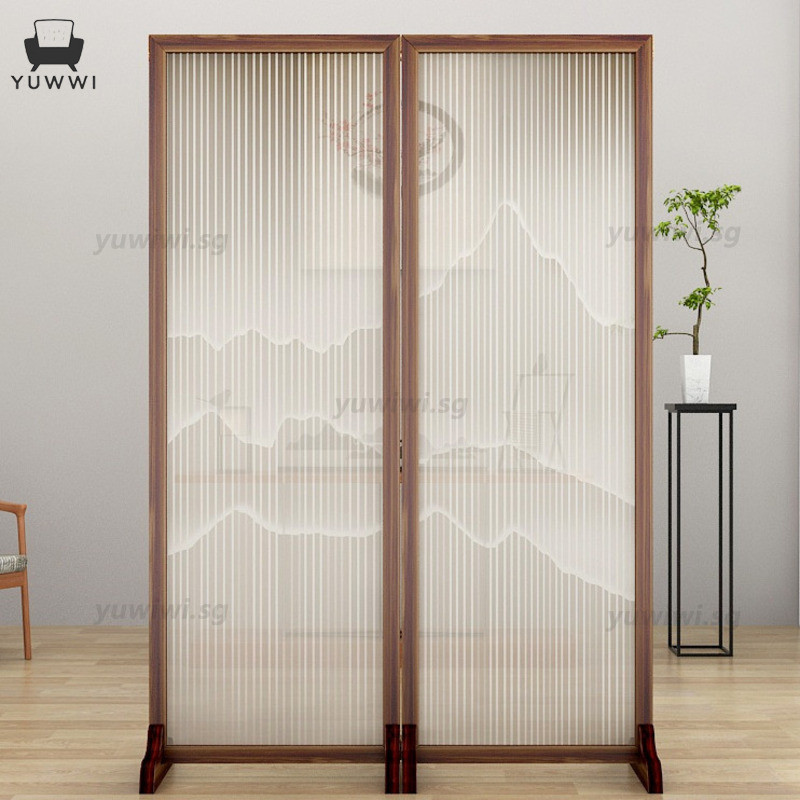 Folding Screen Partition Living Room Landscape Screen Foldable Movable ...