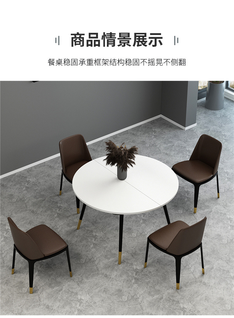 [48H Shipping] Round Table Top Folding Large Round Table Telescopic ...