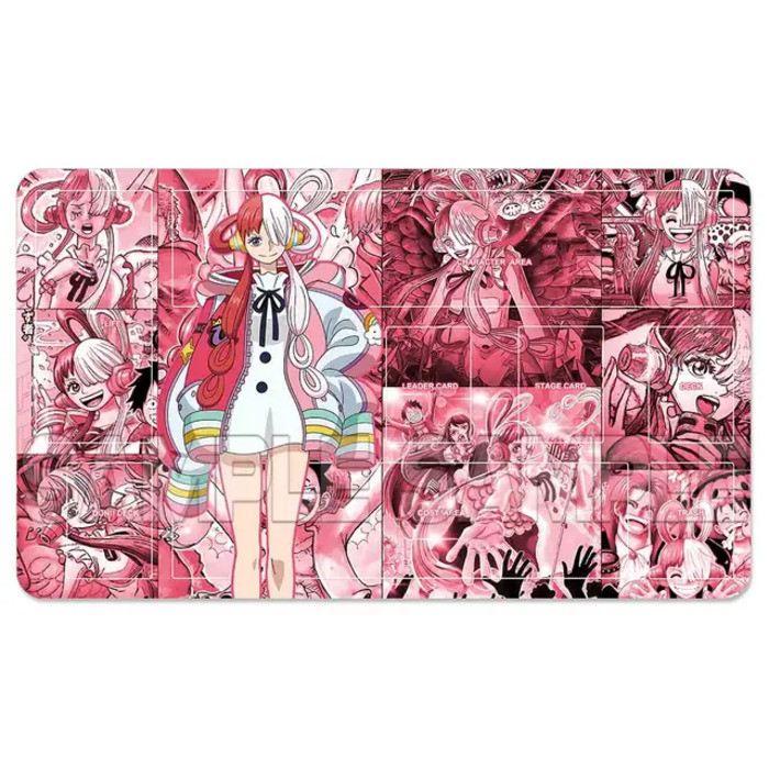 OPCG One Piece Playmat Luffy Law Zoro Ace Perona Trading Card Game