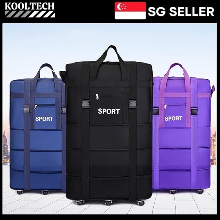 Portable travel bag rolling luggage Large capacity checked bag ...