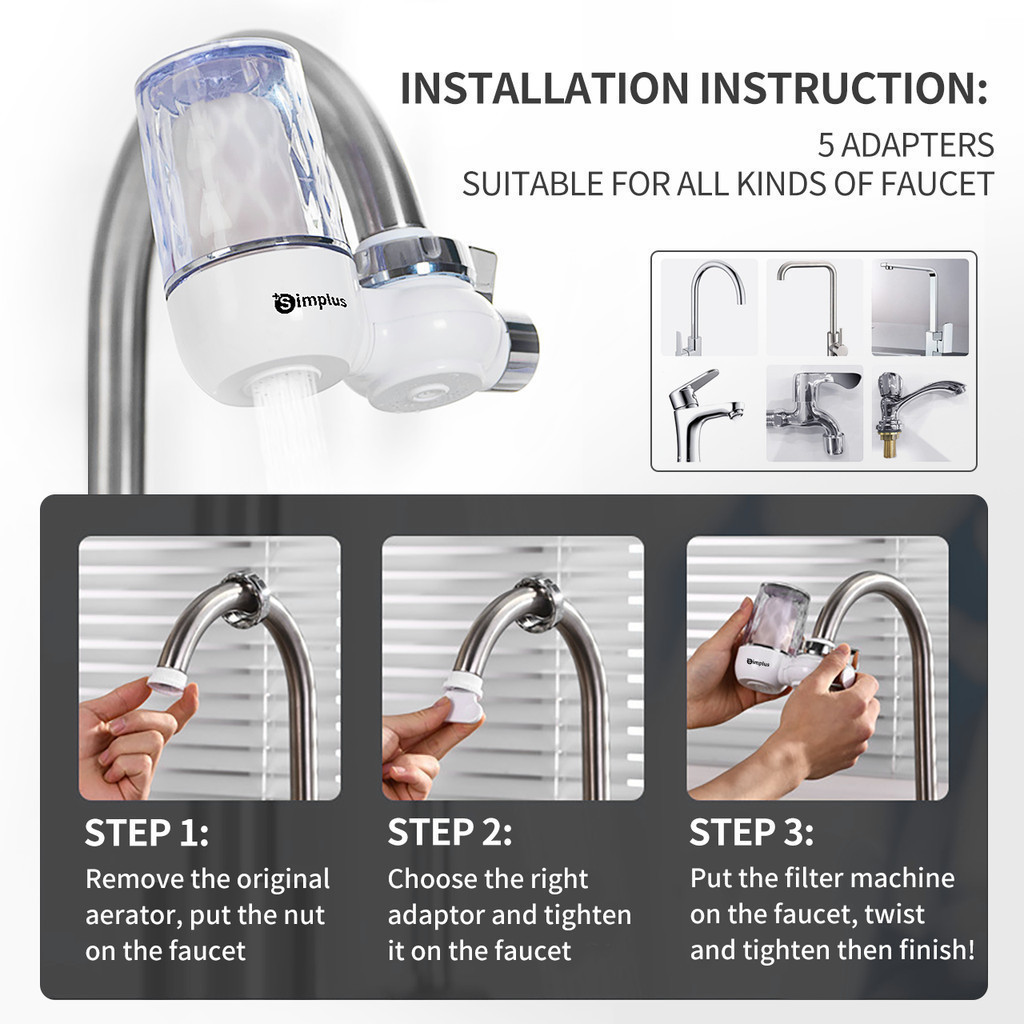 Simplus Ultrafiltration Water Purifier Accessory Composite Filter ...