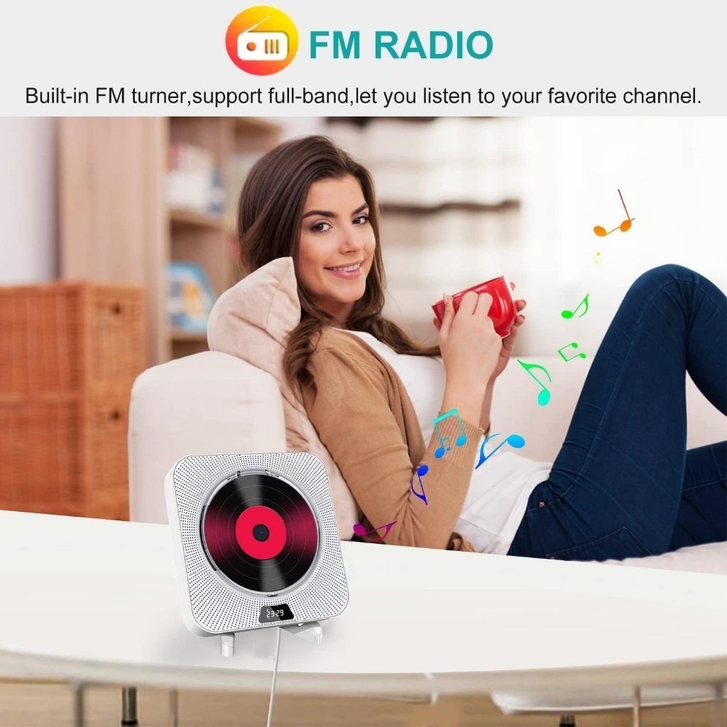 Vcd Dvd Cd Disc Player with Speaker Portable Screem Radio Hdmi Mini