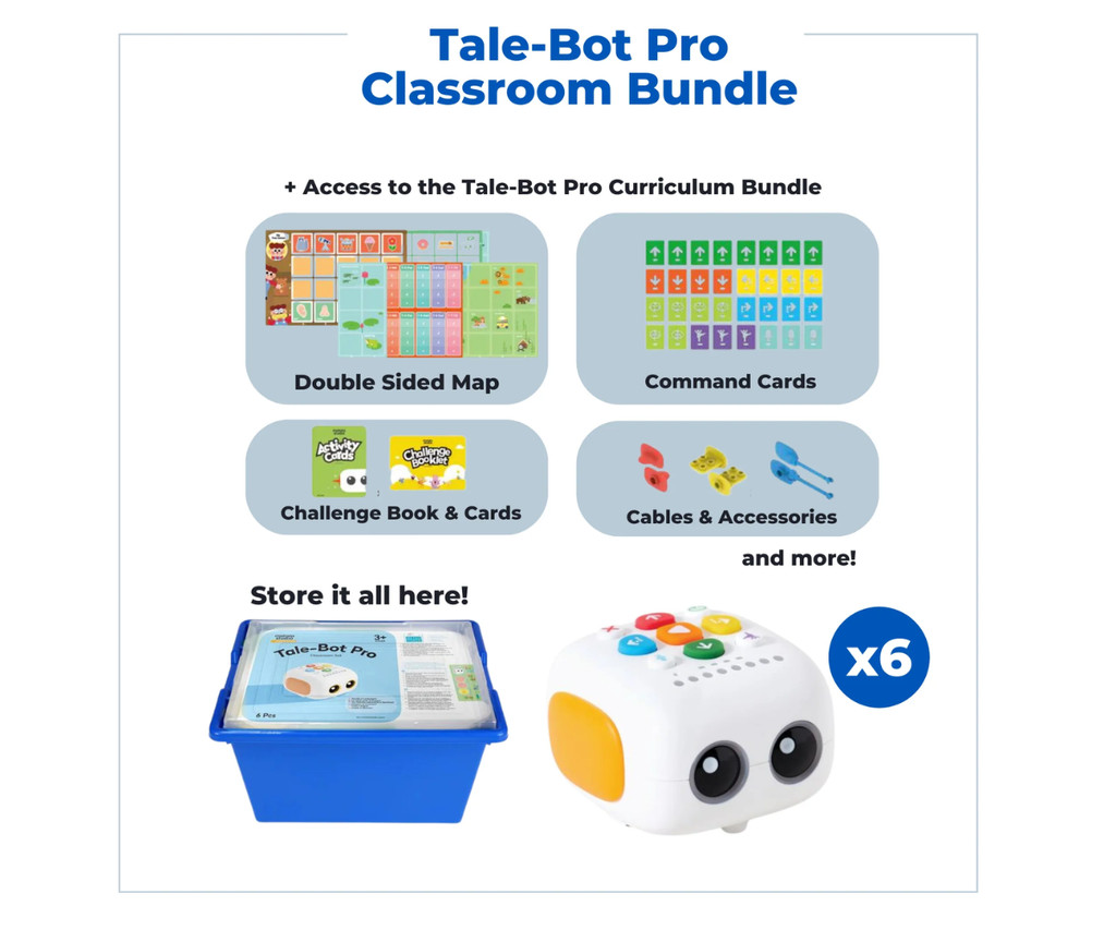 MatataStudio Tale-Bot Pro Classroom Set | STEM Educational Toys Ages 3 ...