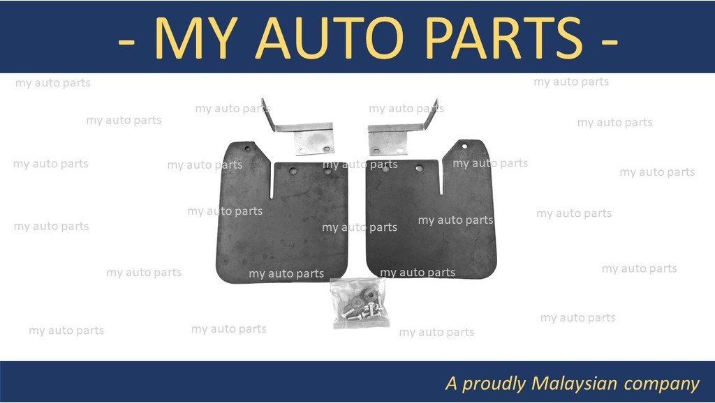 PERODUA RUSA REAR MUDFLAP/ MUDGUARD (WITH BRACKET)(1 SET 2 PCS ...