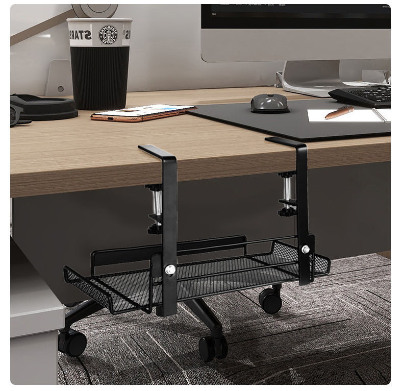 Under the table storage rack, cable management box, cable management ...