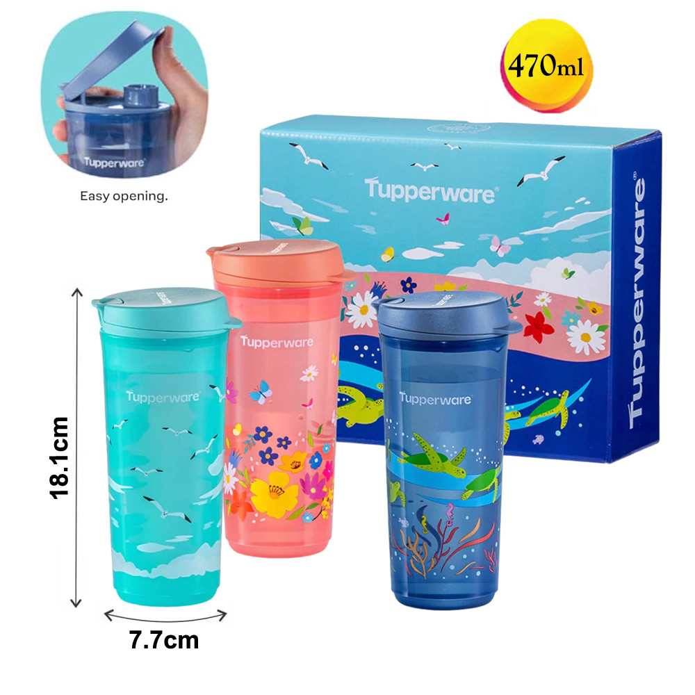 Authentic Tupperware 470ml Thirst N Go Water Bottle | Shopee Singapore