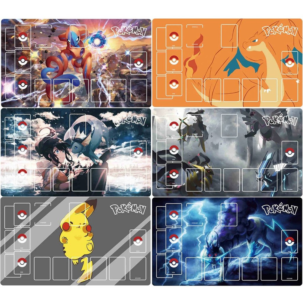 Bordspel TCG speelmatten gratis tas cadeau met kaartzones, YGO Card Game Table Mat maat 60 x 35 cm compatibel met Trading Card Game Mat (genmai8-G1-G