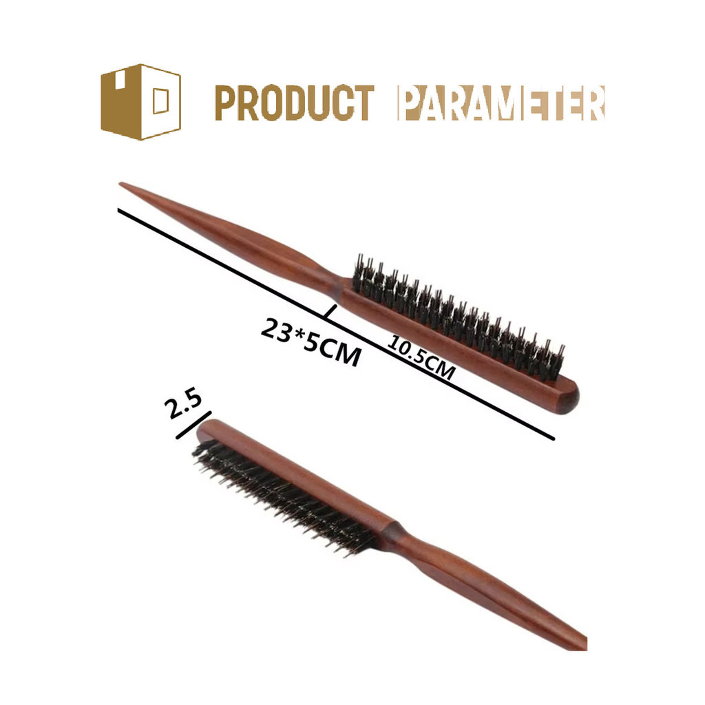 3 rows of sideburns fluffy Fluffy Hair pointy tail comb long handle ...
