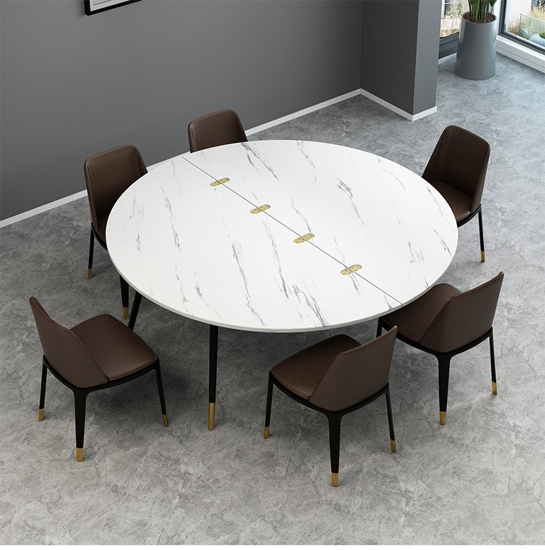 [48H Shipping] Round Table Top Folding Large Round Table Telescopic ...