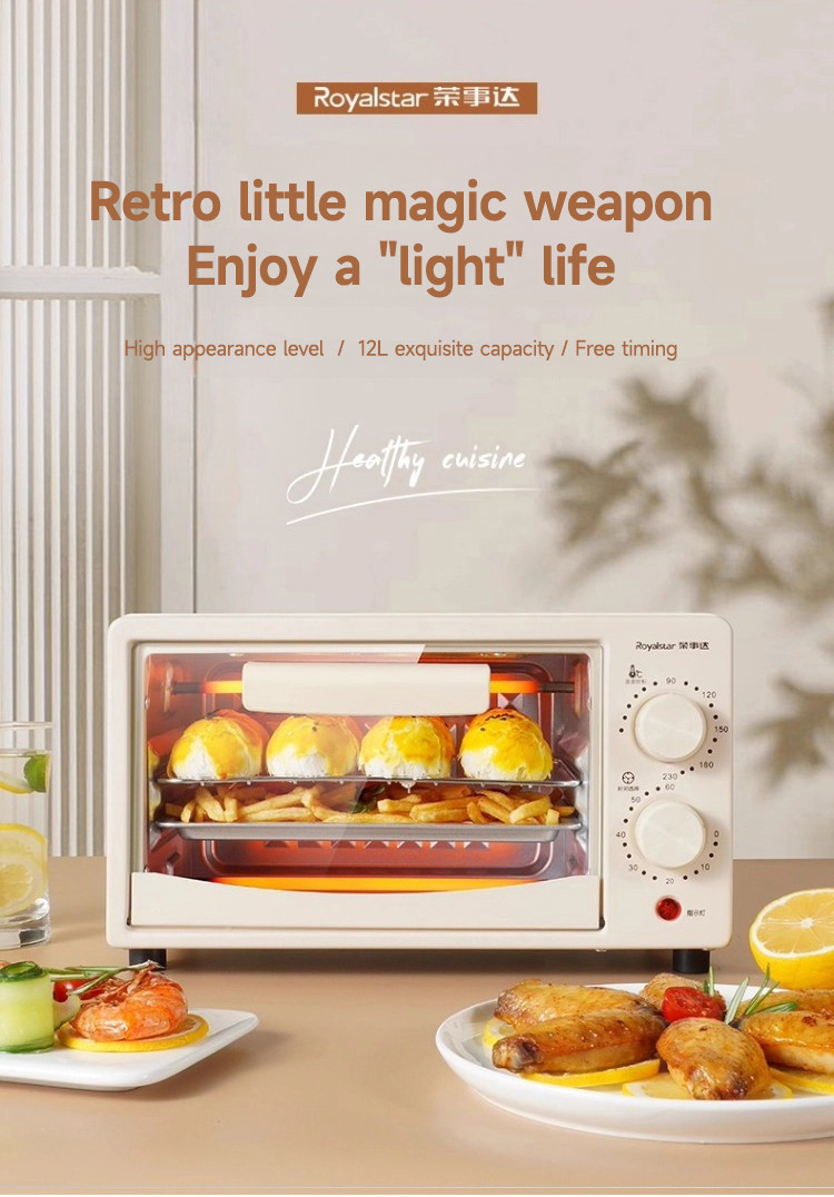 TWSG 12L Electric Oven Convection Toaster Timer Multi functional oven ...
