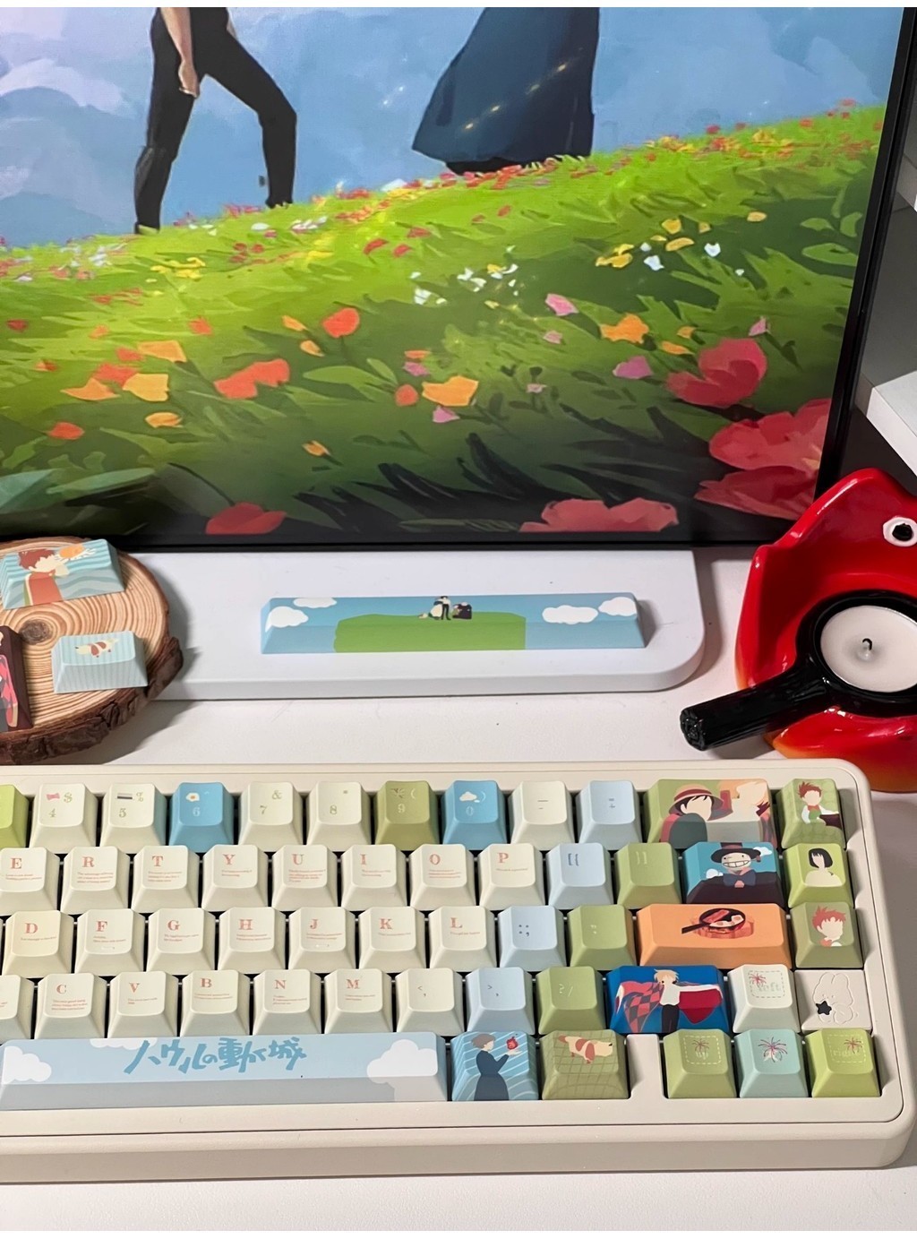 Howl's Moving Castle Keycap Cherry/EOA Profile 143 Keys PBT Five-sided ...