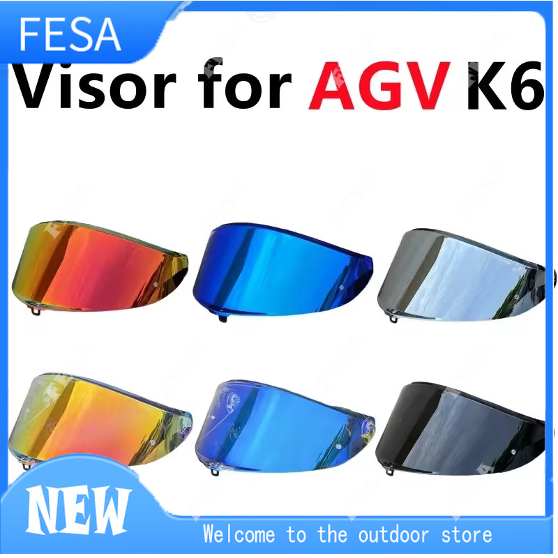 K6 Motorcycle Helmet Visor For AGV K6 K6S Casco Moto Windshield Helmets