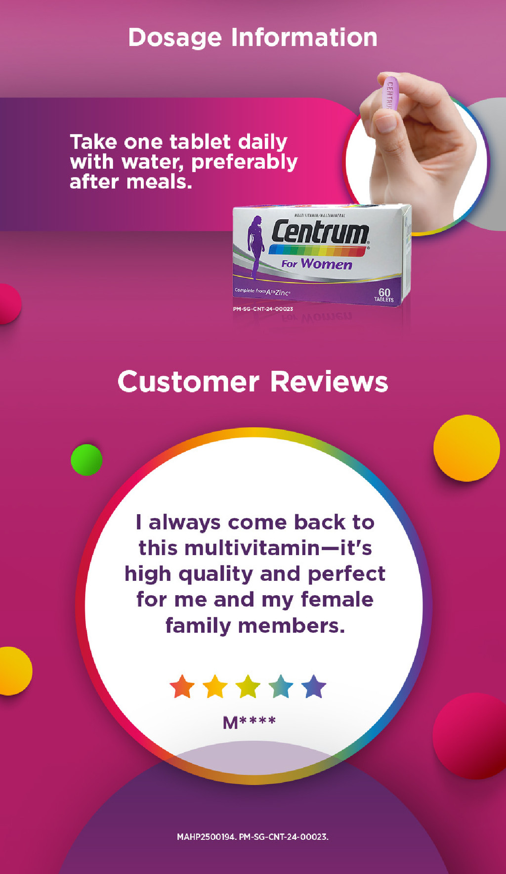 CENTRUM Multivitamin Supplement for Women, Immunity, Energy, Skin, Hair ...