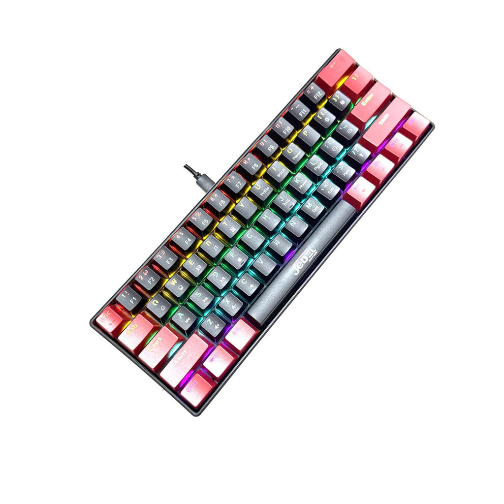 PKSMART x KL69 - 61 Button Wired Mechanical Keyboard - Multi-Effect LED ...