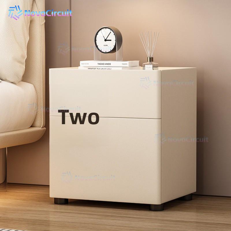 Solid Wood Cat Scratch Leather Safe Box Integrated Intelligent Safe Box ...